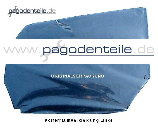 Kofferraumverkleidung Mercede SL Pagode links